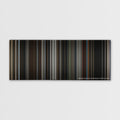 The Equalizer color palette canvas print: thousands of thin vertical stripes of color