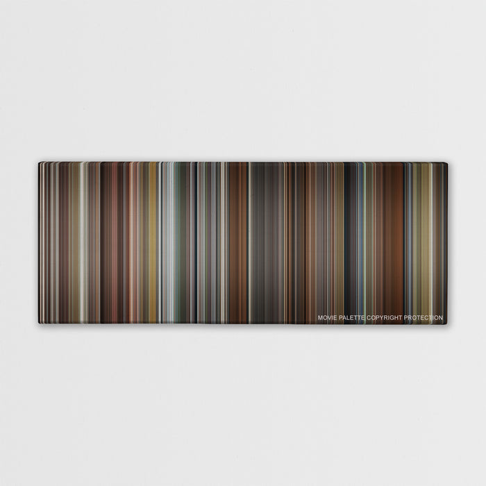 The Fault in Our Stars color palette canvas print: thousands of thin vertical stripes of color