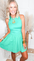 The Green Envy Skirt Set