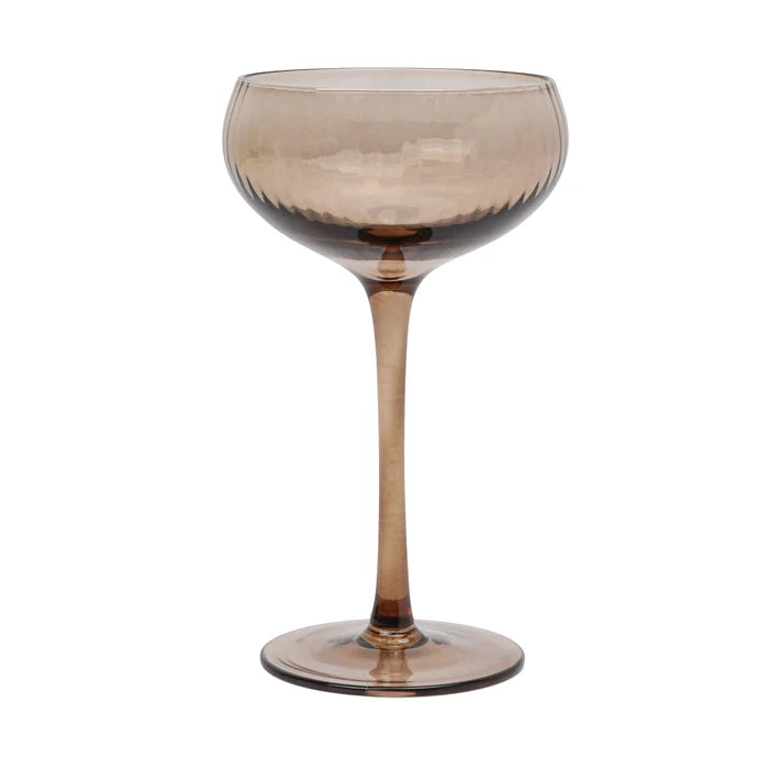The Lou Coupe Glass Smoke (Set of 2)