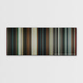 The Man from U.N.C.L.E. color palette canvas print: thousands of thin vertical stripes of color