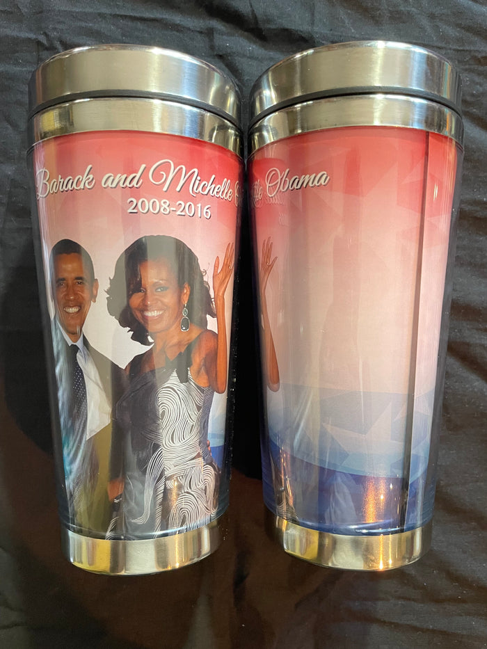 The Obamas Travel Mug