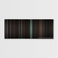 The Others color palette canvas print: thousands of thin vertical stripes of color