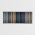The Rock color palette canvas print: thousands of thin vertical stripes of color