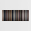 The Untouchables color palette canvas print: thousands of thin vertical stripes of color