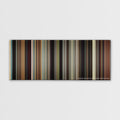 The Wrestler movie barcode canvas print, the whole film as stripes of color