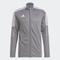 adidas TIRO 21 Track Jacket | Grey Four | Men's