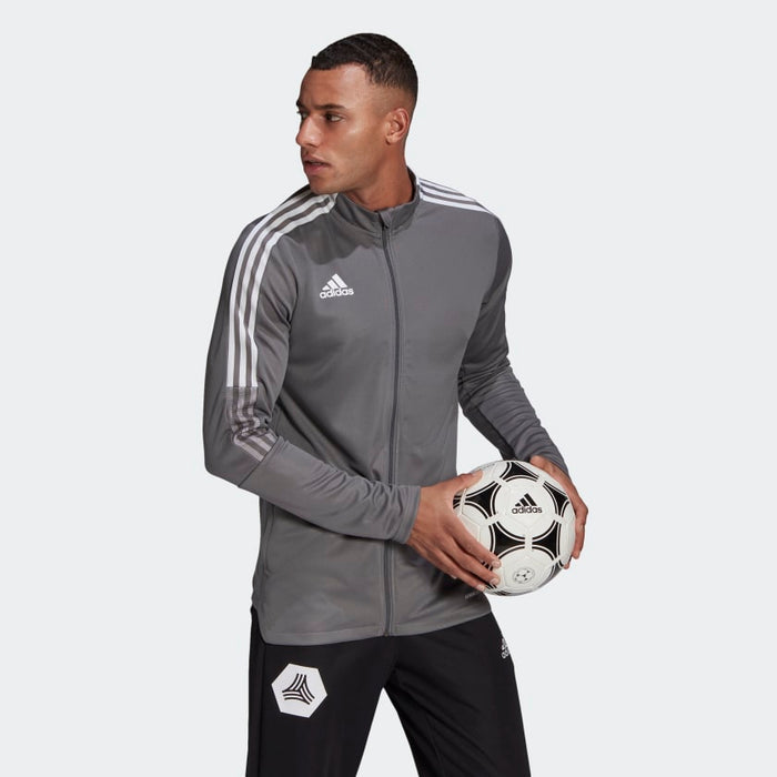 adidas TIRO 21 Track Jacket | Grey Four | Men's