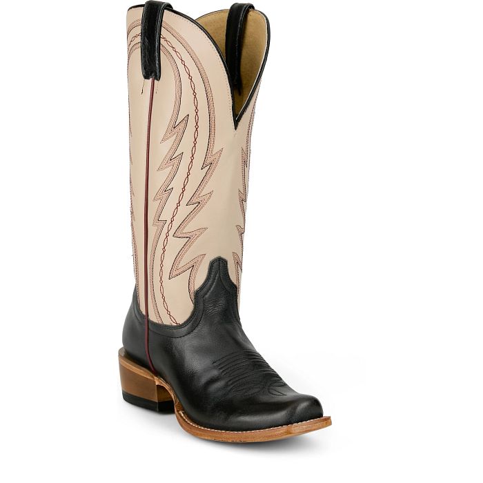 Tony Lama Women's Hallie Western Boot in Midnight Cowhide