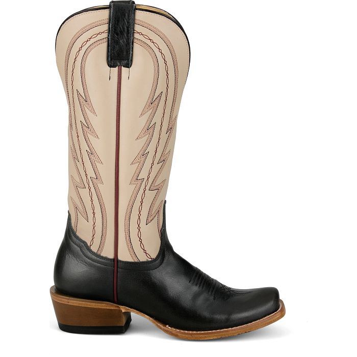 Tony Lama Women's Hallie Western Boot in Midnight Cowhide