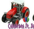 Toy Tractor - Die-Cast Metal