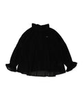 Tulle Flocky Gatherd Pullover