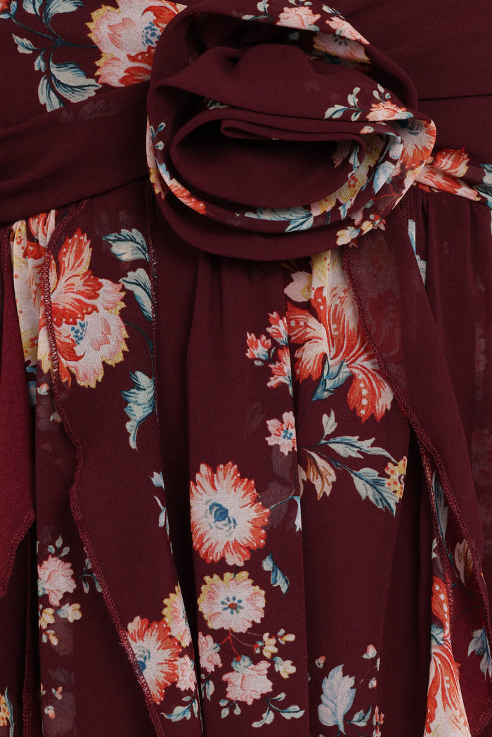 Petal and Pup USA DRESSES Tully Maxi Dress - Berry Floral