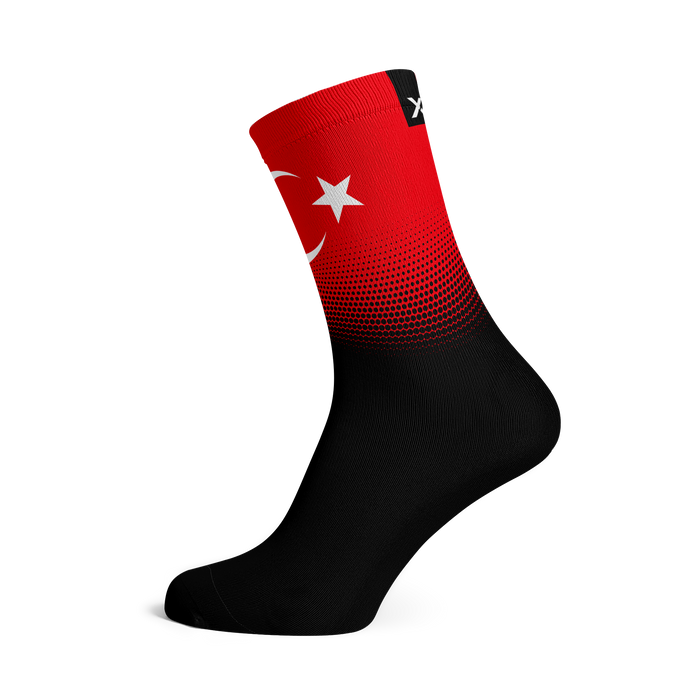 Turkey Flag Crew Socks