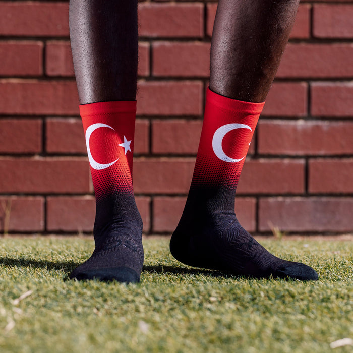 Turkey Flag Crew Socks