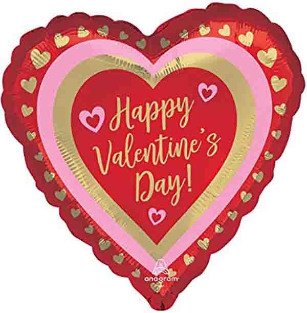 Valentines day foil balloon