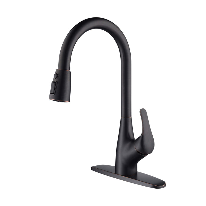 Value Collection - Single Handle Pull Down Kitchen Faucet - F101ORB  (Discontinued)