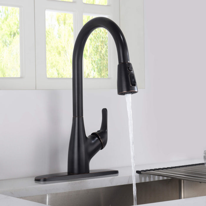 Value Collection - Single Handle Pull Down Kitchen Faucet - F101ORB  (Discontinued)