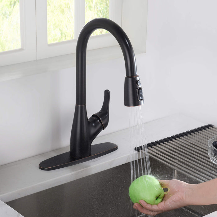 Value Collection - Single Handle Pull Down Kitchen Faucet - F101ORB  (Discontinued)