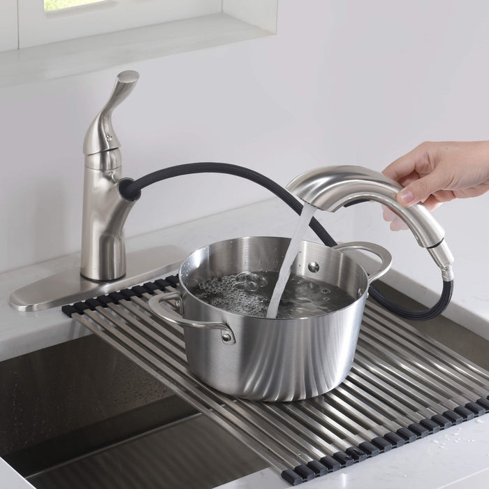 Value Collection - Single Handle Pull Out Kitchen Faucet - F103  (Discontinued)