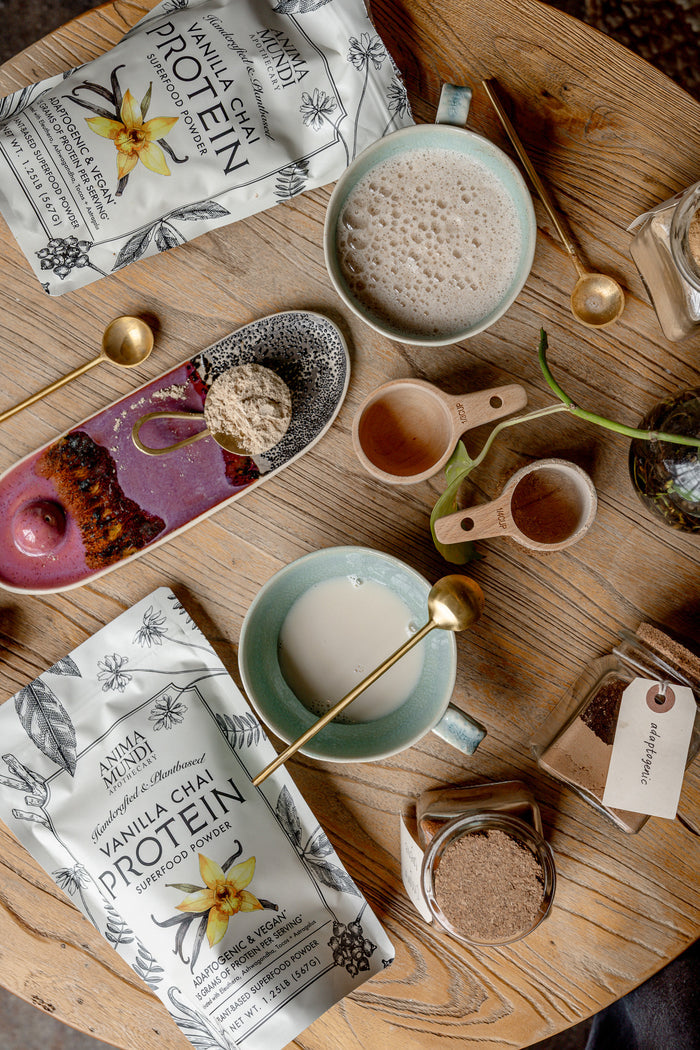 VANILLA CHAI PROTEIN | Adaptogenic Superfood Powder, Organic
