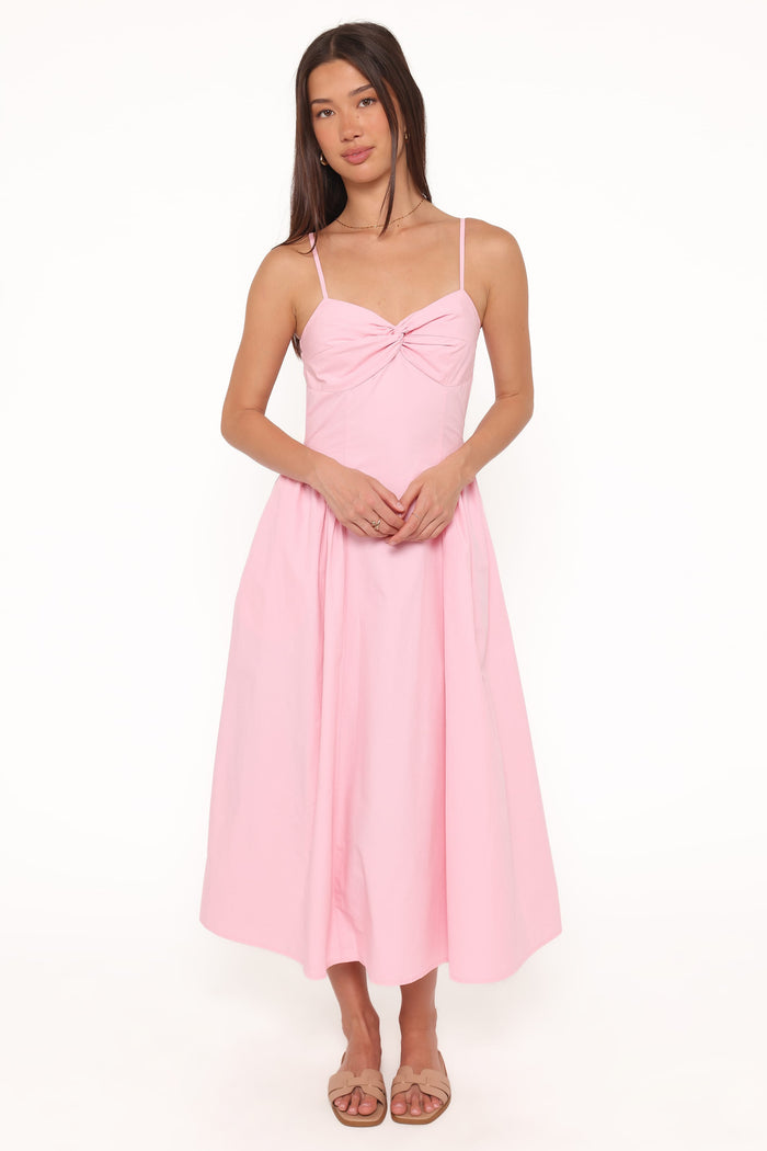Petal and Pup USA DRESSES Venice Midi Dress - Pink