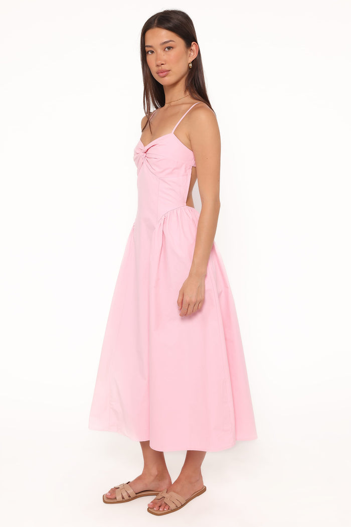 Petal and Pup USA DRESSES Venice Midi Dress - Pink