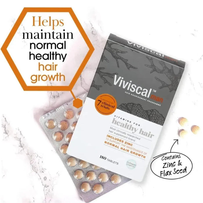 Viviscal hair growth tablets for men (3 months) - Hairgivers