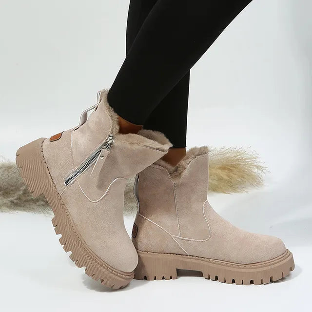 Warm Velvet Winter Boots for Women – Cozy & Stylish Comfort