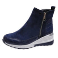Wedge Black Ankle Boots for Women – Chic & Comfortable Platform Style