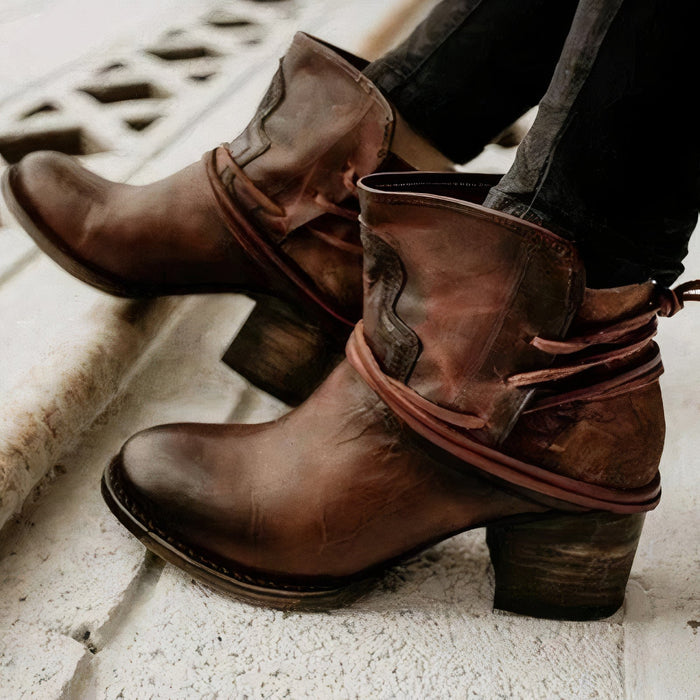 Western-Inspired Ankle Boots for Women – Chic & Versatile