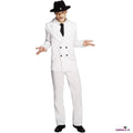 White & Black Gangster Outfit