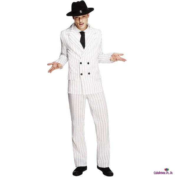 White & Black Gangster Outfit