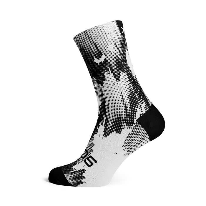 White Gravel Crew Socks