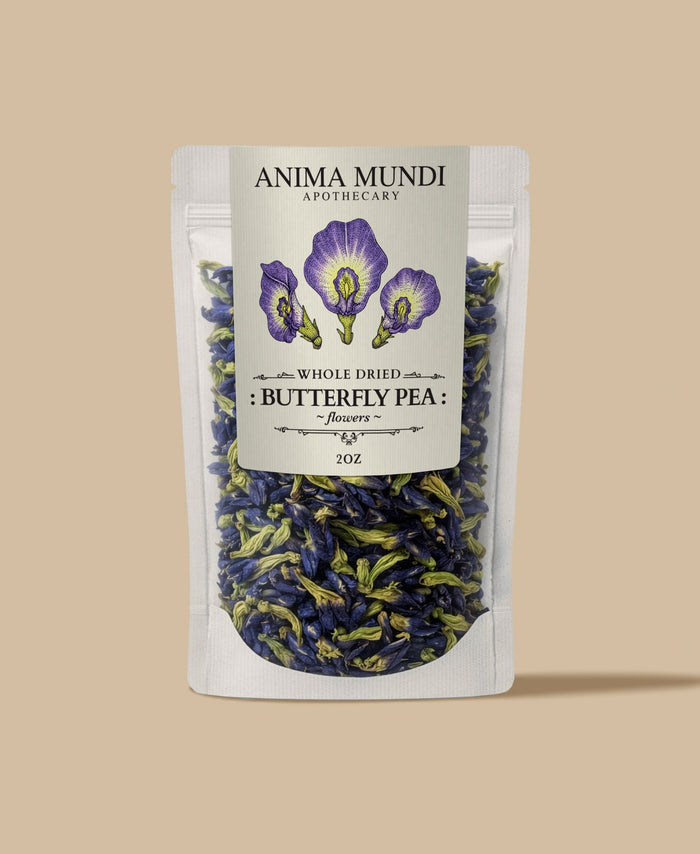 Whole Dried Butterfly Pea from Anima Mundi