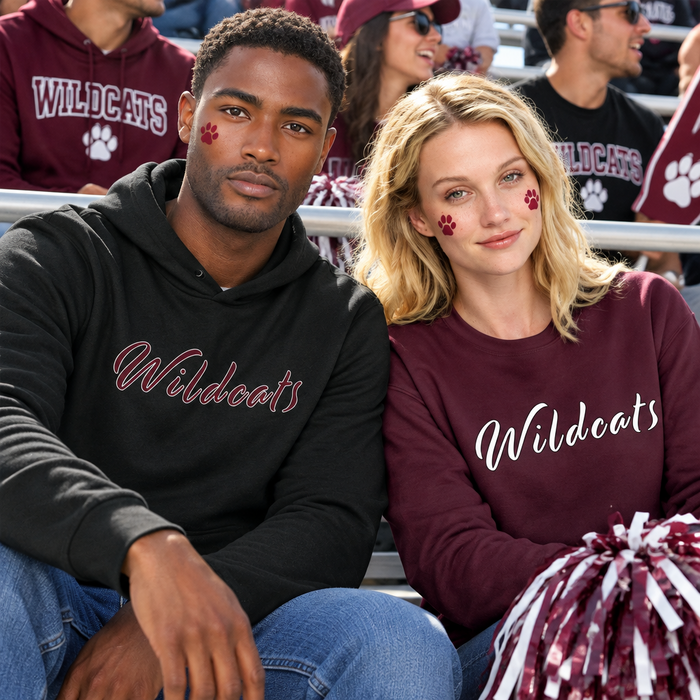 Wildcats Hometown Spirit Shirt - Youth & Adult T-Shirt, Hoodie & Crewneck