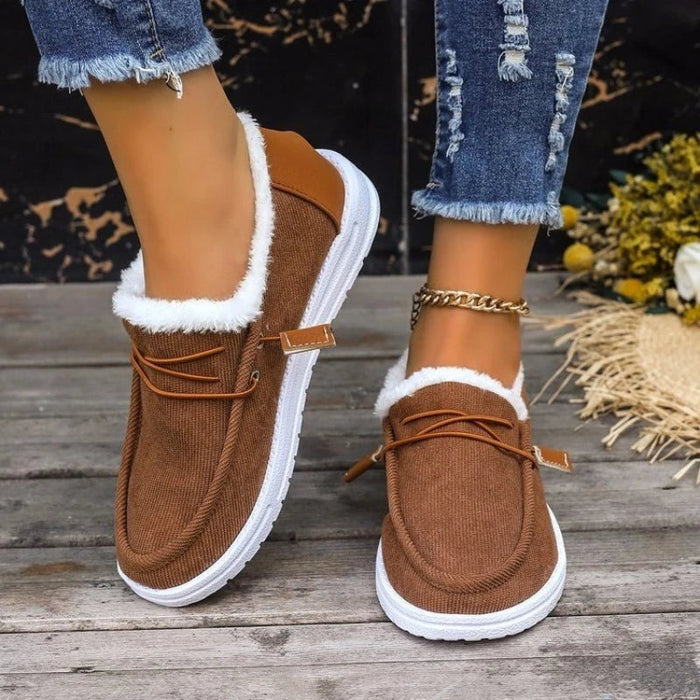 Thick Velvet Winter Shoes for Women – Cozy & Stylish