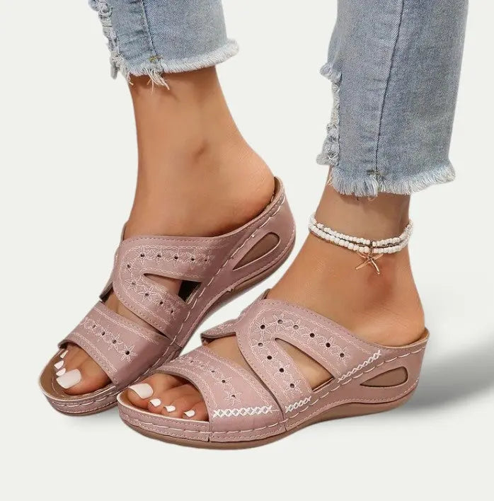 Women Casual Comfortable Leather Sandals