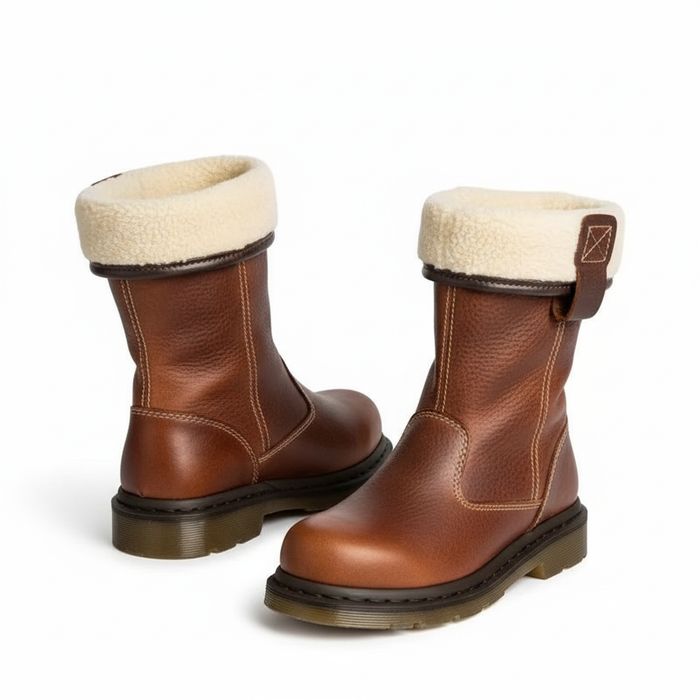 Women’s Cowboy Boots – Warm Winter Mid-Calf Western Style Bareroots Footwear