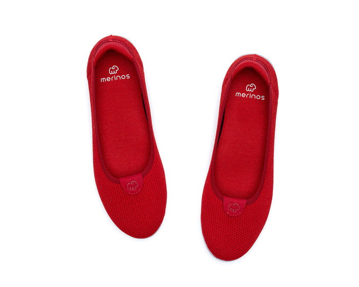 Women's Flats Red - Clearance