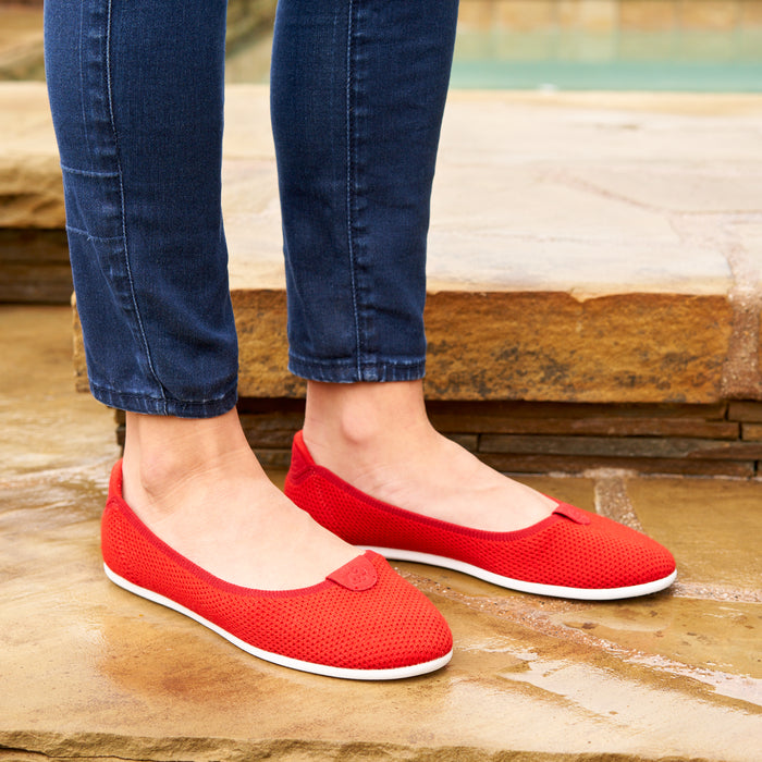 Women's Flats Red - Clearance