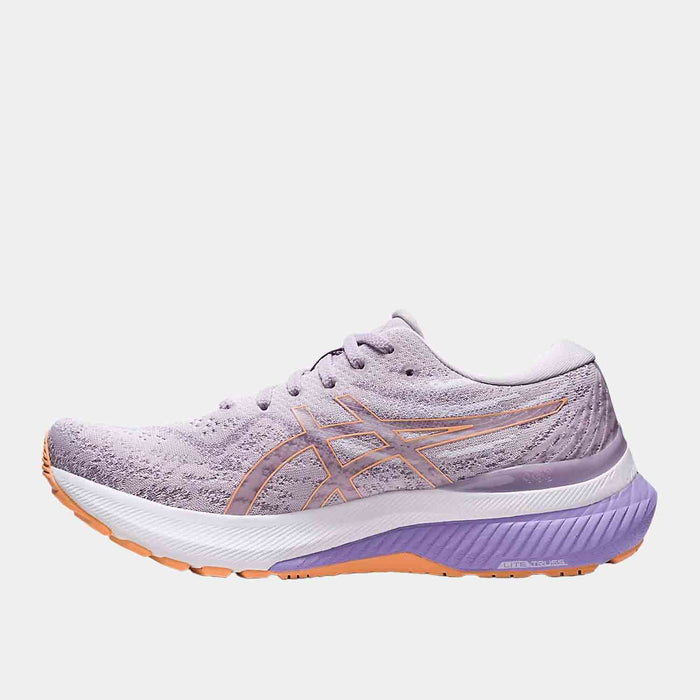 Side medial view of Women's Asics Gel-Kayano 29 Running Shoes.