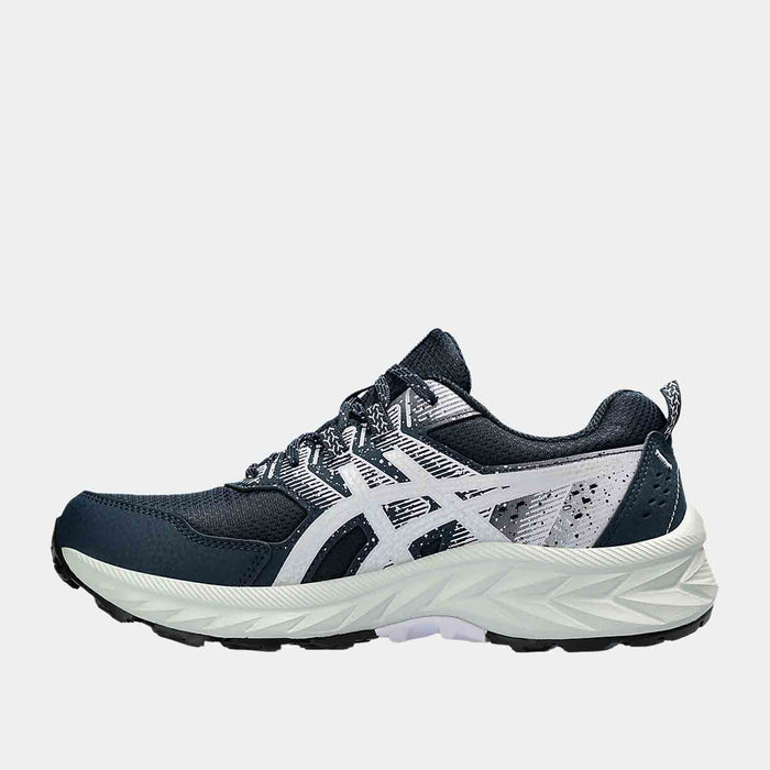 Side medial view of Women's Asics Gel-Venture 9 Trail Running Shoes.