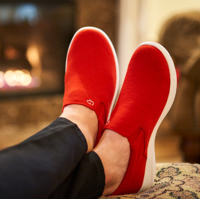 Women's Slip-Ons Red
