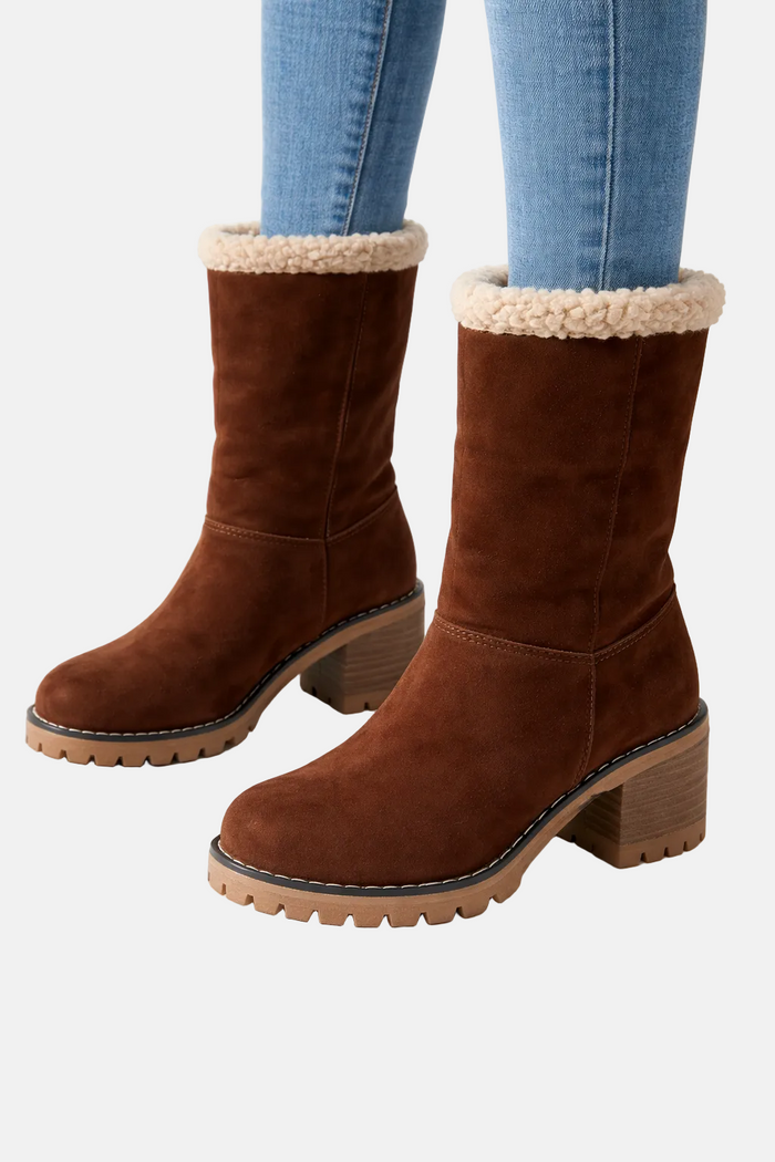 Women's Snow Boots Fur-Lined – Warm & Comfort Design