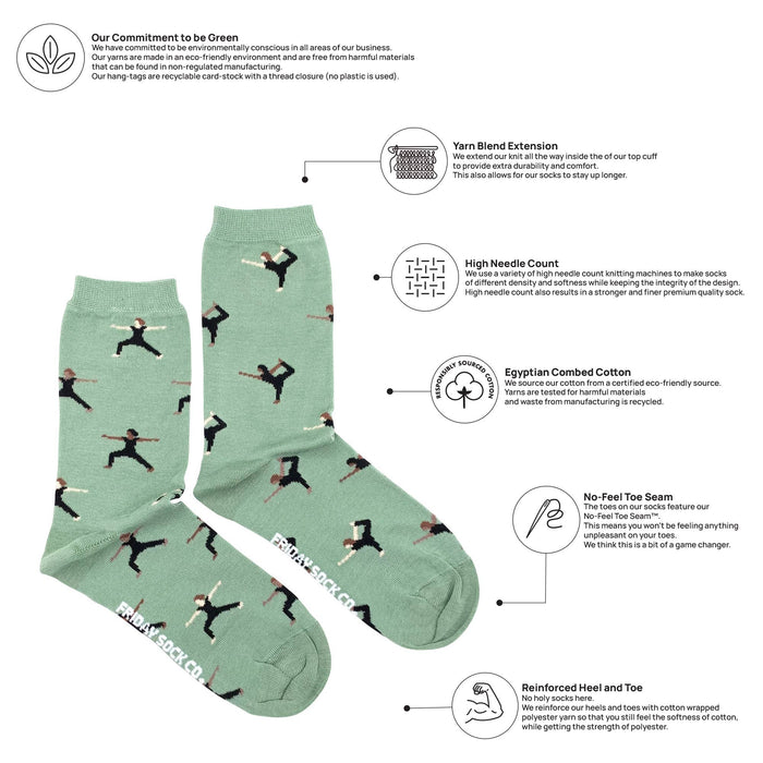 Women's Yoga Socks: Women’s 5 – 10 - Pine & Moss