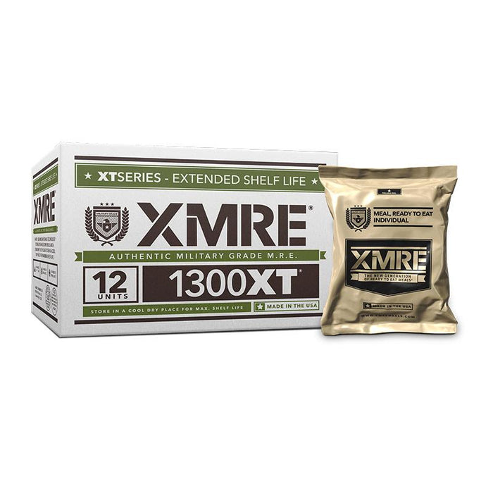 Supplies - Provisions - Food - XMRE 1300XT MRE Case - 12 Meals W/ Heater
