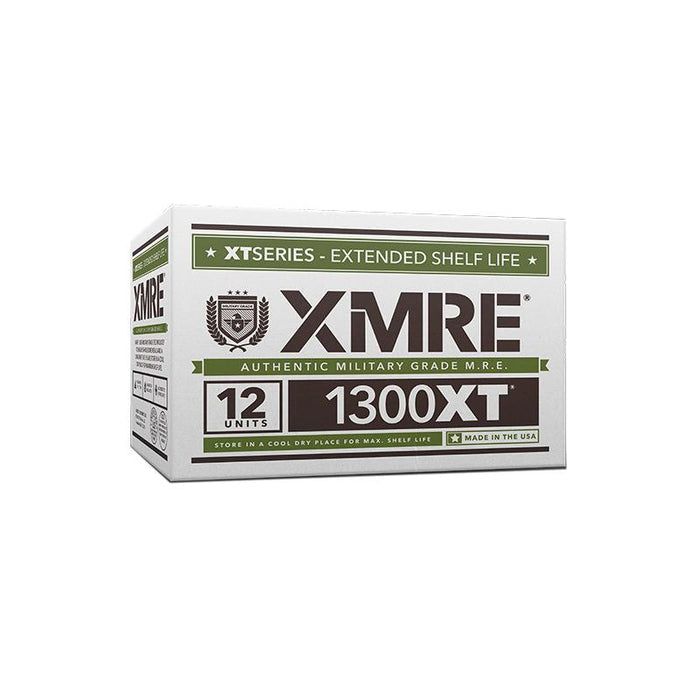 Supplies - Provisions - Food - XMRE 1300XT MRE Case - 12 Meals W/ Heater