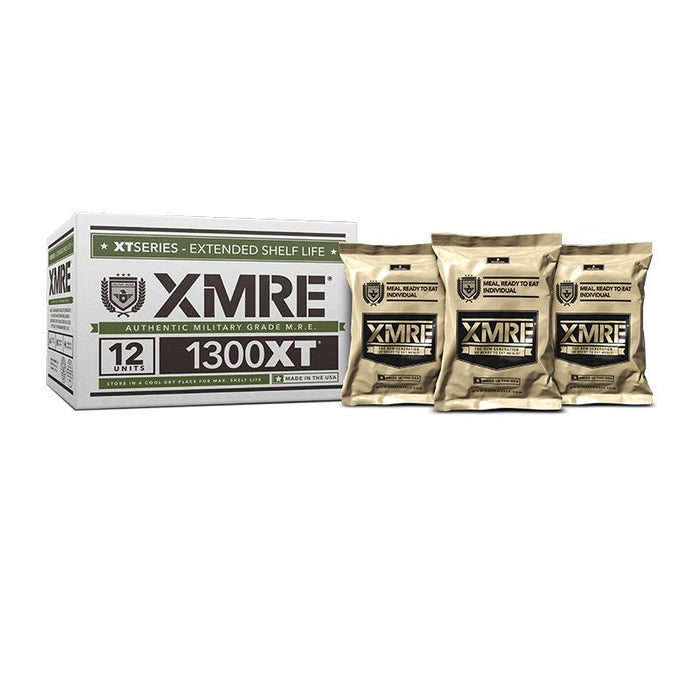 Supplies - Provisions - Food - XMRE 1300XT MRE Case - 12 Meals W/ Heater