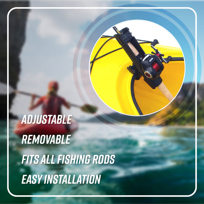 YakCatcher - Clip-On Kayak Fishing Rod Holder